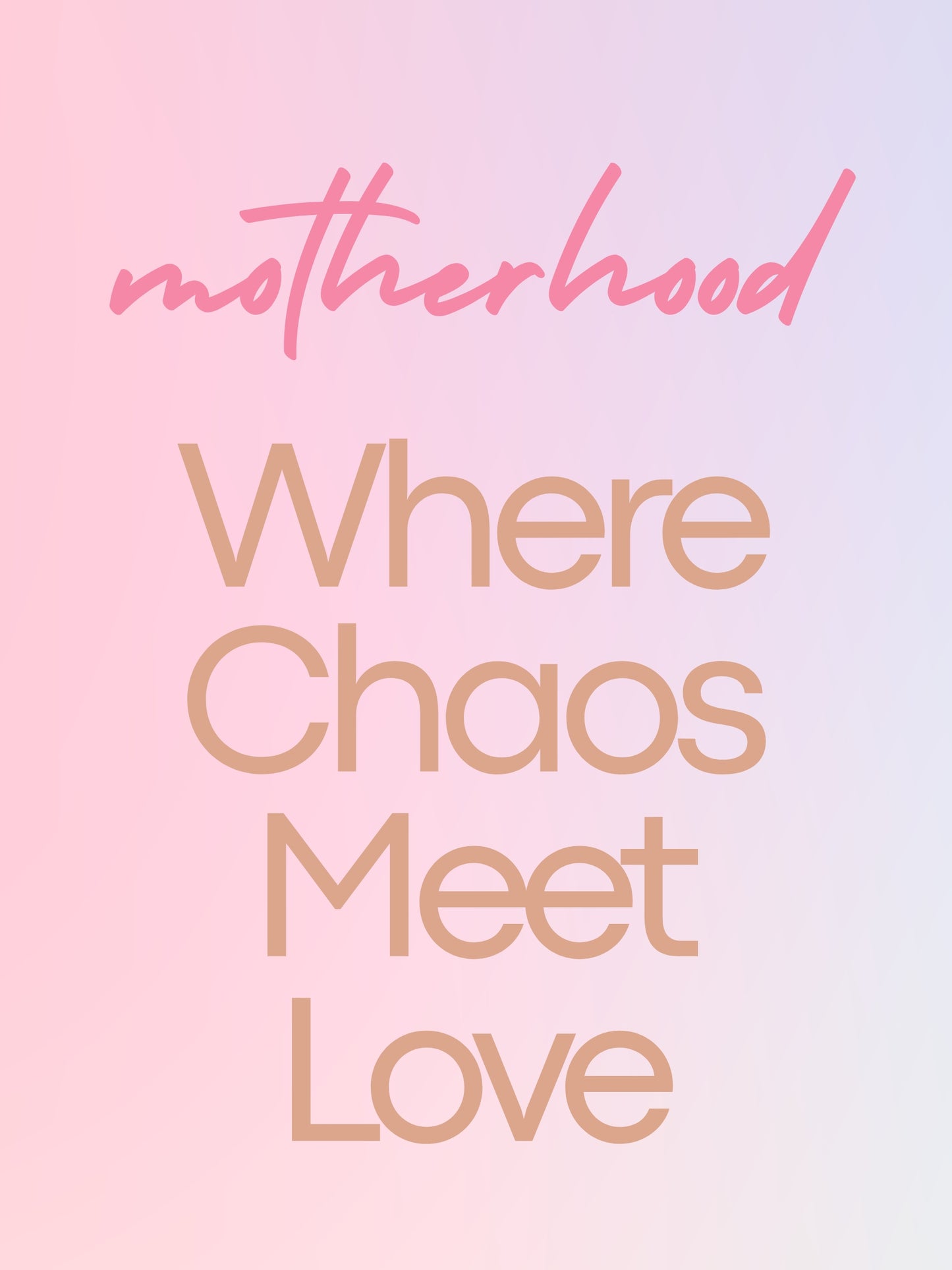 Set of 3: The Motherhood Collection